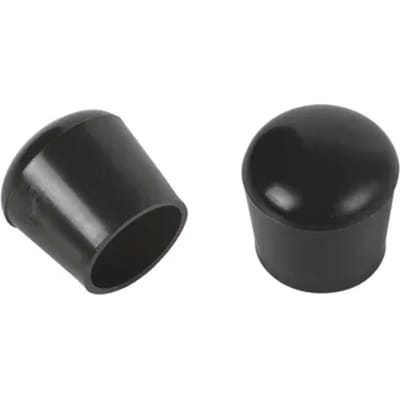 Fix-o-moll Stoelpootdop - Vochtbestendig - Rond Kunststof Zwart - Diam. 16mm - 4 Stuks