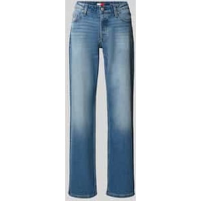 straight fit jeans van katoenmix model 'SOPHIE'
