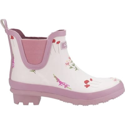 Cotswold Dames Wilde Bloemen Wellingtonlaarzen (Roze)