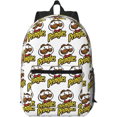 Aardappelchips Pringles Print Student Rugzak Schooltas Wandel Reizen Dagrugzak voor Jongens Meisjes Boekentas Schoudertassen One Size