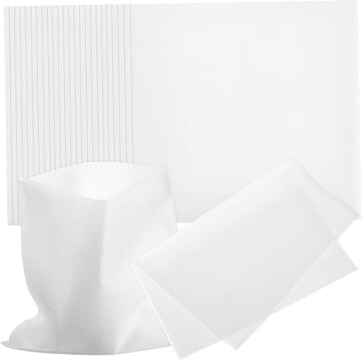 Schuimzakken Verpakking - Verhuisdozen Schuim - Beschermend Verpakken - Schokabsorberend Schuim - 50 Stuks - Wit