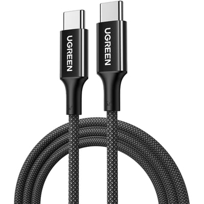 USB-C Data- en Oplaadkabel - USB-C UGREEN L502, 100W, 2m, Zwart