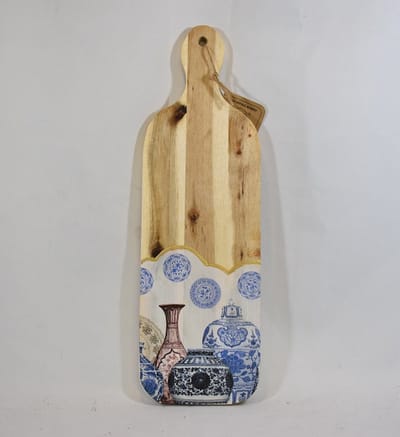 ZoeZo Design - Decoratieve serveerplank - snijplank - houten serveerplank - Marrakech - Arabisch - Oosters - 40 x 12.5 x 1.2 cm