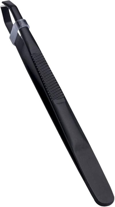 Precisie Pincet - Haar Pincet Tang - Schoonheid Ontharen - Roestvrij Staal - 83 cm - Zwart