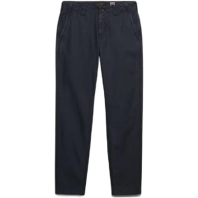 Superdry Tapered Washed Chino Broek Zwart 30 / 32 Man