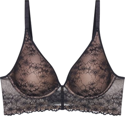 Triumph Kanten BH zonder beugel Bright Spotlight - Bh zonder vulling - 70C - Zwart