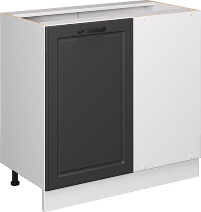 Vicco R-Line Hoekkast – 86 cm zonder werkblad Antraciet landhuis