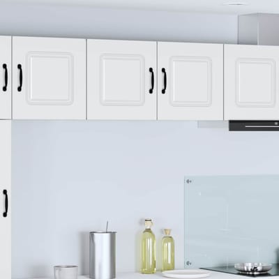 vidaXL - Vaatwasserpaneel - Kalmar - Wit - 80 - x - 31 - x - 40 - cm - Bewerkt - hout