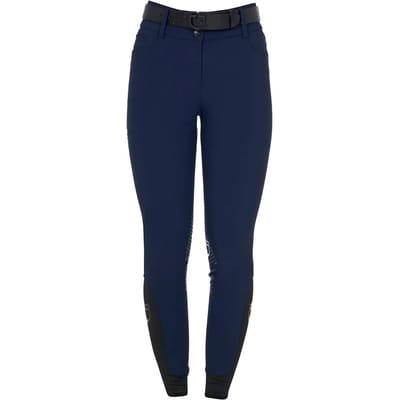 Dames rijbroek met middengrip Equestro Stones Logo