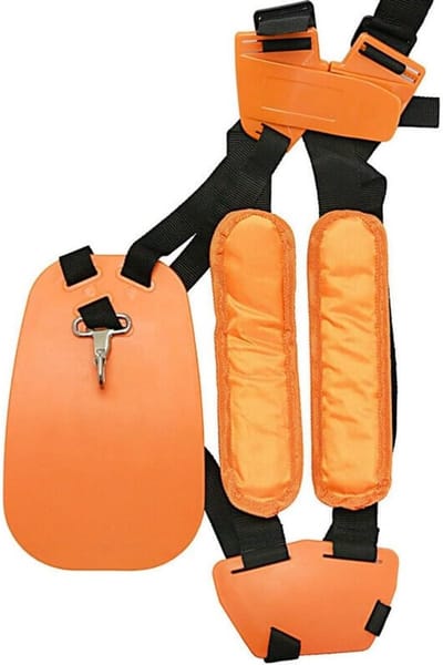 Schouderriem Bosmaaier - Draagband Grastrimmer - Comfortabel Werken - Universele Compatibiliteit - 25 x 16 x 2 cm - Oranje