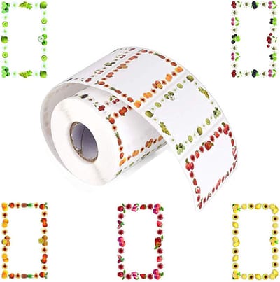 250 Zelfklevende Etiketten voor Jam en Inmaak, Ideaal voor Blikken, Jars en Bewaarpotten, Perfect voor Feestdagen en Organisatie