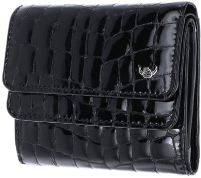 Golden Head Leren portemonnee Cayenne RFID Protect Überschlagbörse 1176 Schwarz zwart