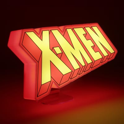 X‑Men Logo Light – Officieel Gelicentieerde Marvel Lamp, Vrijstaand of Wandmontage, Nostalgische Kamerdecoratie voor Fans van X‑Men ’97- Paladone