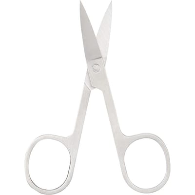Ciseaux Trimmeur Cils Acier Inoxydable Professionnels Ciseaux Sourcils Barbe Cils white