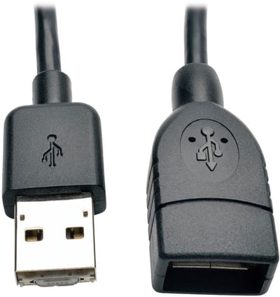 Tripp Lite U052-06N-OTG-AM USB-kabel 0,15 m USB 2.0 USB A USB A/Micro-USB B Zwart