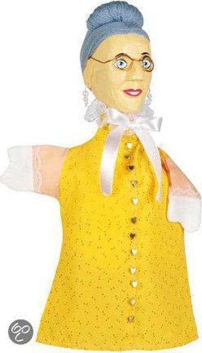 Goki Handpop grootmoeder 29cm