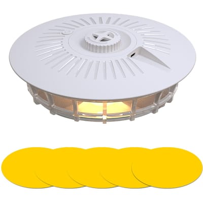 Hangende Muggenlamp met 5 Plakplaten 4 Standen Elektrische Muggenlamp Buitenlamp Batterij