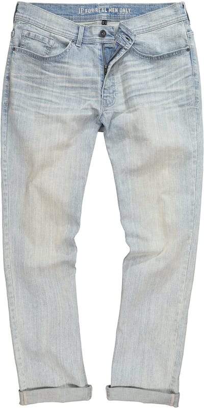 JP 1880 - Heren - Jeans FLEXNAMIC® denim Straight-Fit vintage look - Denim blauw - Maat 70