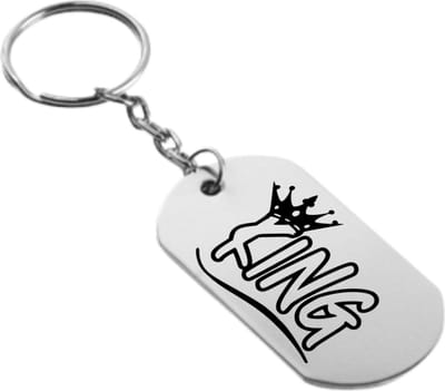 Akyol - koning sleutelhanger - Koning - familie vrienden - cadeau - 54 x 29mm