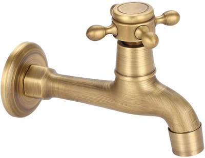 Dailygoods- Mop Faucet Vintage Stijl - Wandmontage - Messing - Corrosiebestendig - Enkele Handgreep - Geschikt voor Keuken/Badkamer - Tuin Faucet