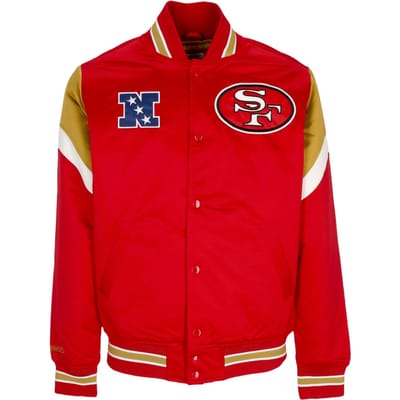 Herenbomberjack Nfl zwaargewicht satijnen jack Saf49e originele teamkleuren