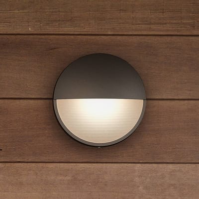 Philips Capricorn - antracietkleurige LED wandlamp, IP 44