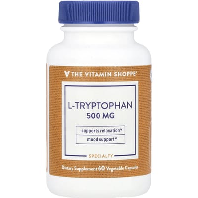 L-Tryptofaan, 500 mg, 60 vegetarische capsules
