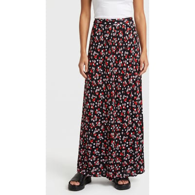 Moschino Skirt Black Maat: 40 | Maxi Rokken Outlet | Dames | Zwart