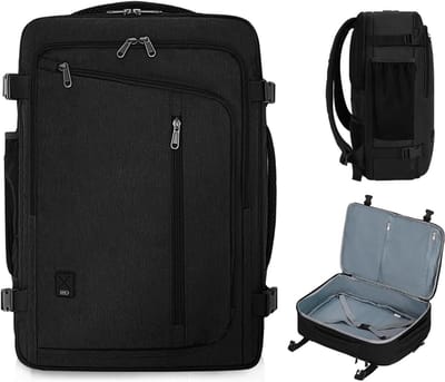 Uitbreidbare Handbagage Rugzak voor Easyjet Airlines - Laptoprugzak 45x36x20 cm met Natvak en Anti-Diefstal Zak