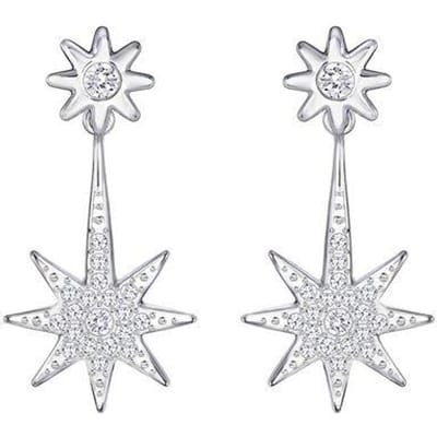 Swarovski Ster Wit Goud Vergulde Oorbellen Dames oorbellen 5230287 Box white