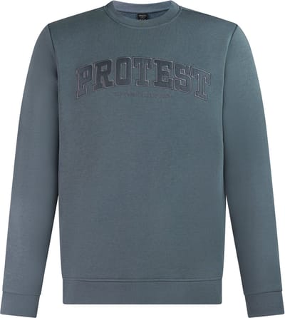 Protest PRTMahiti - T-shirt Heren - Lange mouw - Normale pasvorm - Ronde hals - Lange mouwen - Blauw