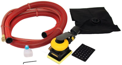 MIRKA OS343DB Pneumatische Schuurmachine 75x100mm met stofzak