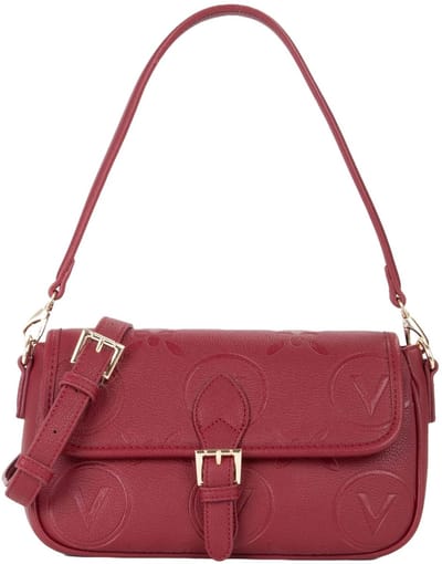 VALENTINO schoudertas Samba Re Flap Bag Rosso Scuro wijnrood