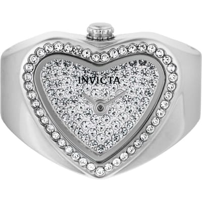 Invicta Mini 49578 Dames Horloge - Quartz Uurwerk - Roestvrij Staal met zilveren Wijzerplaat - 18mm