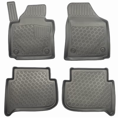 Rubbermatten Volkswagen Touran / CrossTouran 2003-2015 (past in 5- en 7-persoons versie, uitgezonderd 3e zitrij) - 3D