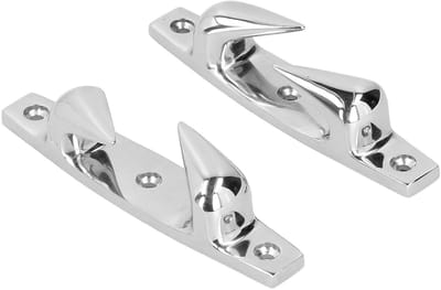 Dailygoods- Mooring Cleats 316 Roestvrij Staal - 2 Stuks - 119mm/4.69inch - Boot Accessoires - Verstevigde Bevestiging - Eenvoudige Montage - Bootaccessoires