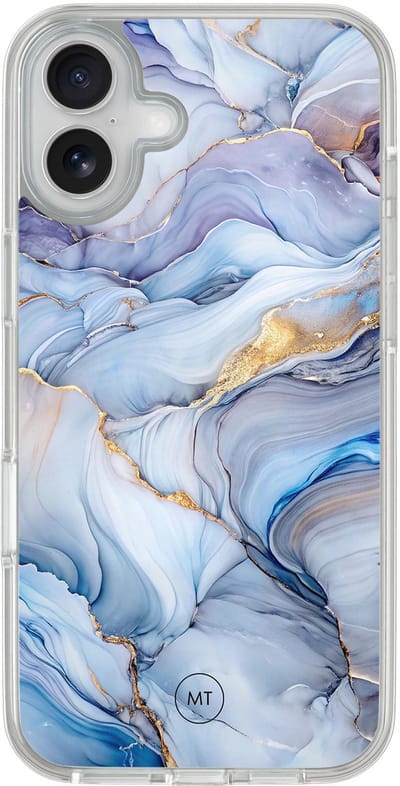Hybride hoesje geschikt voor iPhone 16 - Lavender dream - Extra bescherming - Luxe beschermhoes - TPU case - Transparant, Paars - Mooie Telefoonhoesjes