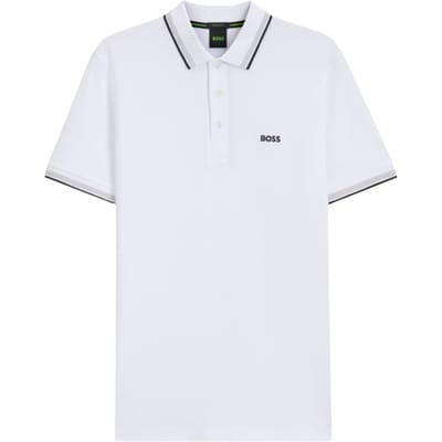 Regular fit poloshirt met labelstitching, model 'Paddy'