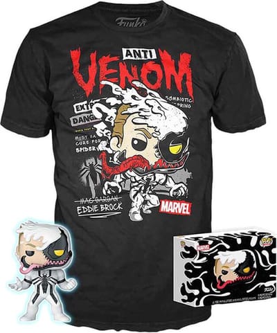 Pop! Marvel: Set Figure and Tee - Anti-Venom Maat S FUNKO