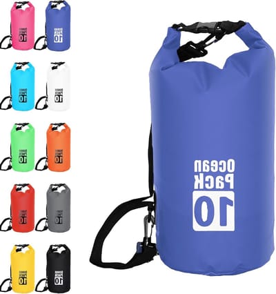 Waterdichte Dry Bag 10L met Verstelbare Schouderriem voor Boot, Kajak en Camping - Ideaal voor Vissen, Zwemmen en Rafting