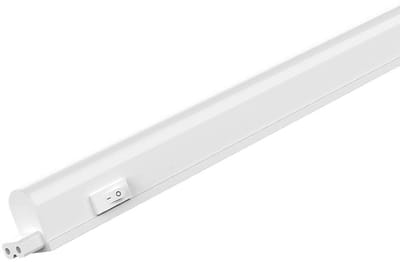 LED T5 Armatuur 90cm - Brinton - 11W 1220lm - Koppelbaar - 830 Warm Wit 3000K - Compleet met Aansluitsnoer & aan-/uitknop