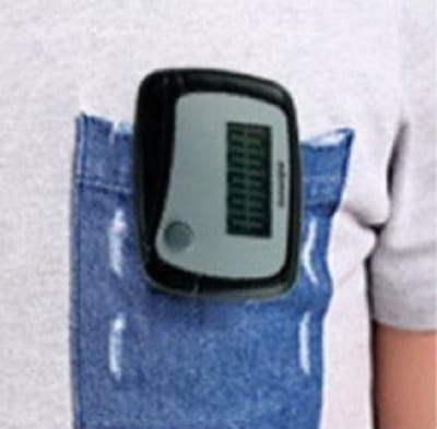 Stappenteller - Mini Tracker - Stappen Tellen - Directe Calorie Weergave - 4.8 x 3.5 cm - Zwart
