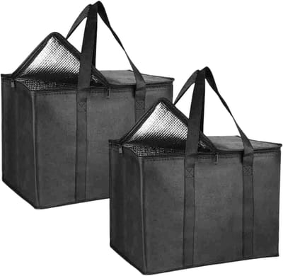 Houtpellet Opslag - Grill Benodigdheden - Buiten Koken - Waterdicht Ontwerp - 41x33x26 cm - Zwart