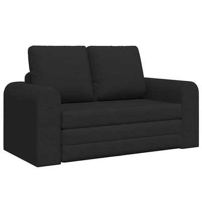 Slaapbank - Uitklapbaar - Slaapstoel - Logeerbed - Zetelbed - Slaapfauteuil - Vouwbed - 2 persoons - Zeer comfortabel - Zwart