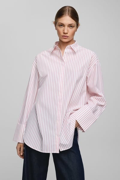 MSCH Copenhagen Mscherina Zenika Shirt Stp Dames - Jurken - Rood - Maat M/L