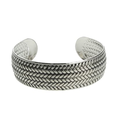 Behave - Bangle zilverkleur motief - Tijdloos detail casual look
