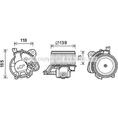Interieurventilator AVA COOLING FT8433