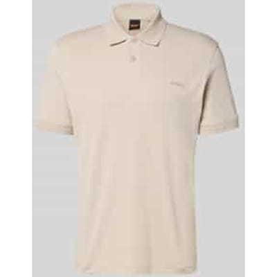 regular fit poloshirt van puur katoen model 'INTERLOCK'