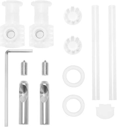 Dailygoods- Toiletbril Bevestigingsset - Hoogwaardige Constructie - Geschikt voor Wandtoiletten - Verstelbare Beugel - Inclusief Montagekit - Duurzaam en Sterk - Toilet Bevestigingsset