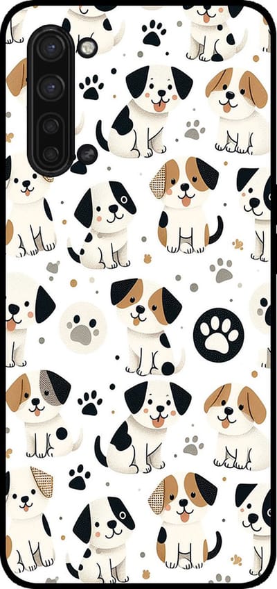 Smartphonica Telefoonhoesje Geschikt voor Oppo Find X2 Lite met honden opdruk - TPU backcover case dog design geschikt voor Oppo Find X2 Lite